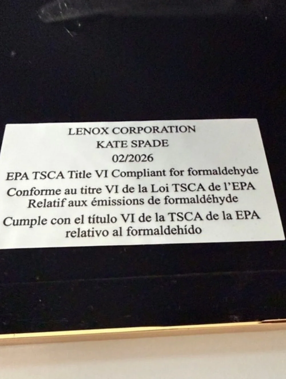 kate spade Green and Gold Enamel Picture Frame